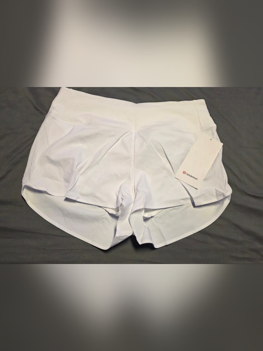 Lululemon Speed Up HR Short 2.5" *Mesh Vent Size M White New